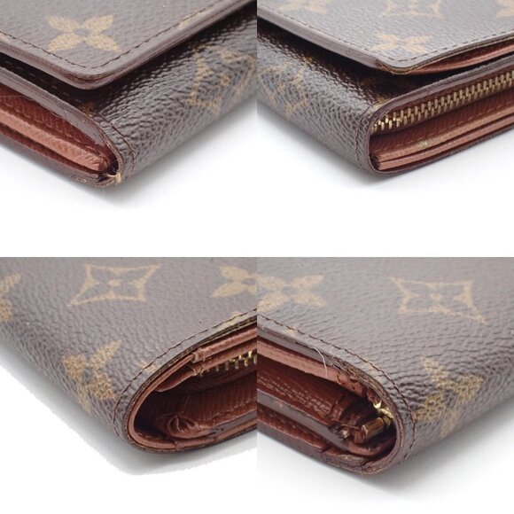 LOUIS VUITTON Porte Monnaie Billets Tresor Wallet Monogram Brown M61730 01EF434 - Picture 5 of 16